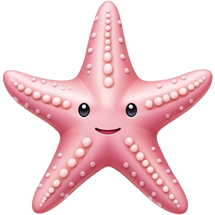 pastel pink starfish emoji