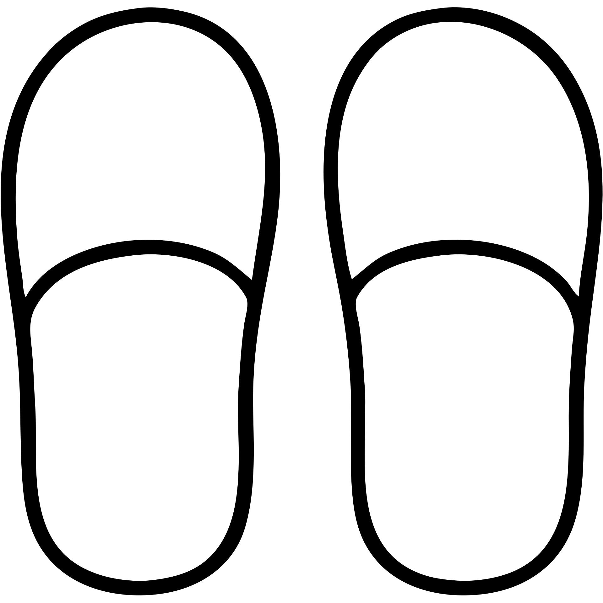 outlined slippers icon emoji