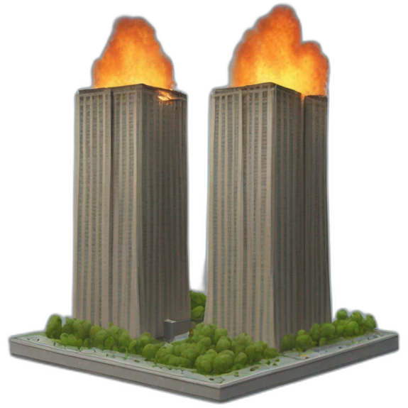 twin-towers-fire emoji