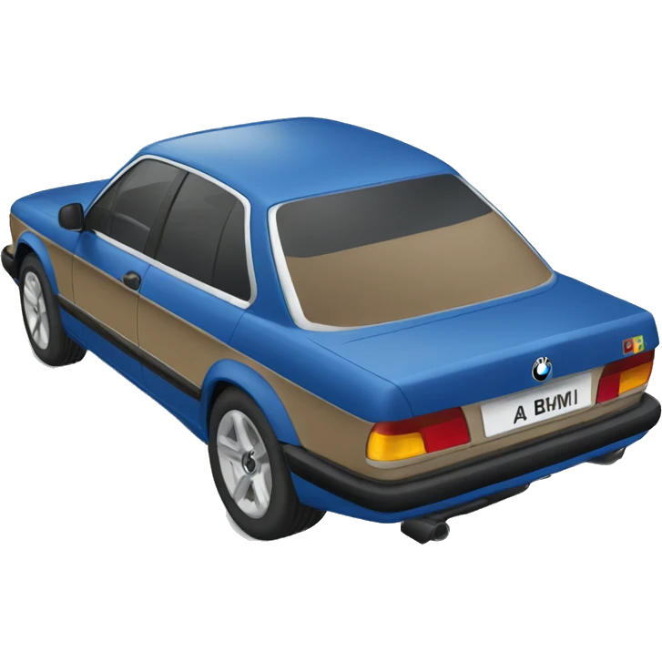 a bmw car with an imperial blue color emoji