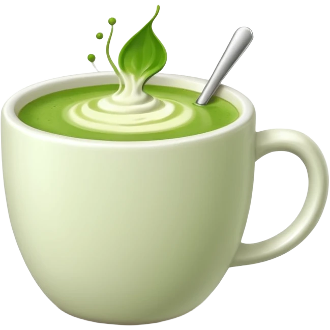Matcha latte  emoji