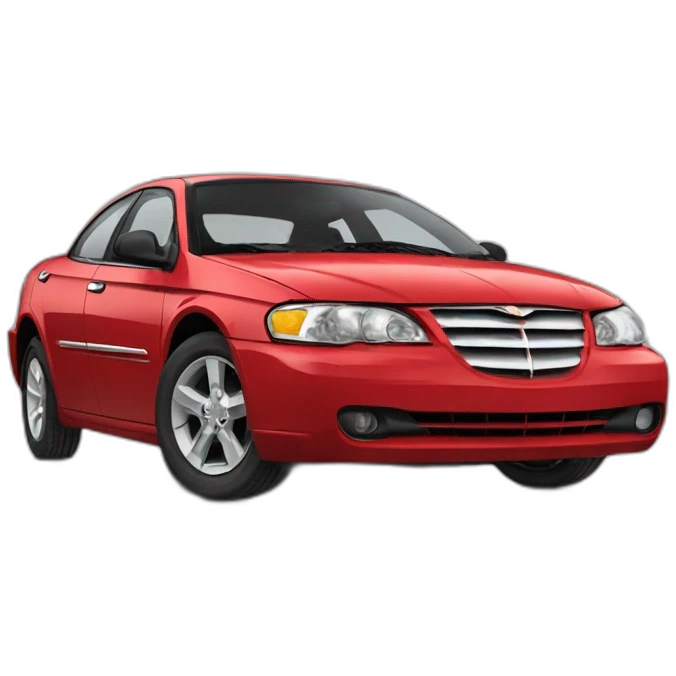 Chrysler stratus red cab emoji