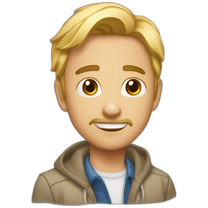 красноволосая красивая девушка с прической каре и с магическим шаром emoji