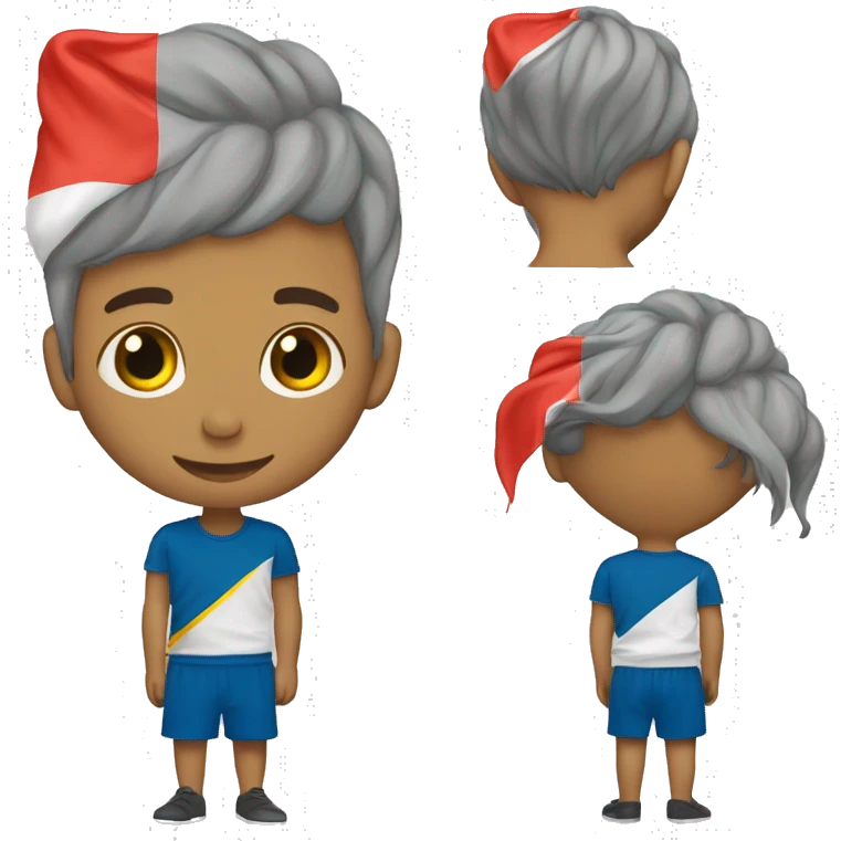 Crie um emoji com as cores da bandeira lésbica emoji