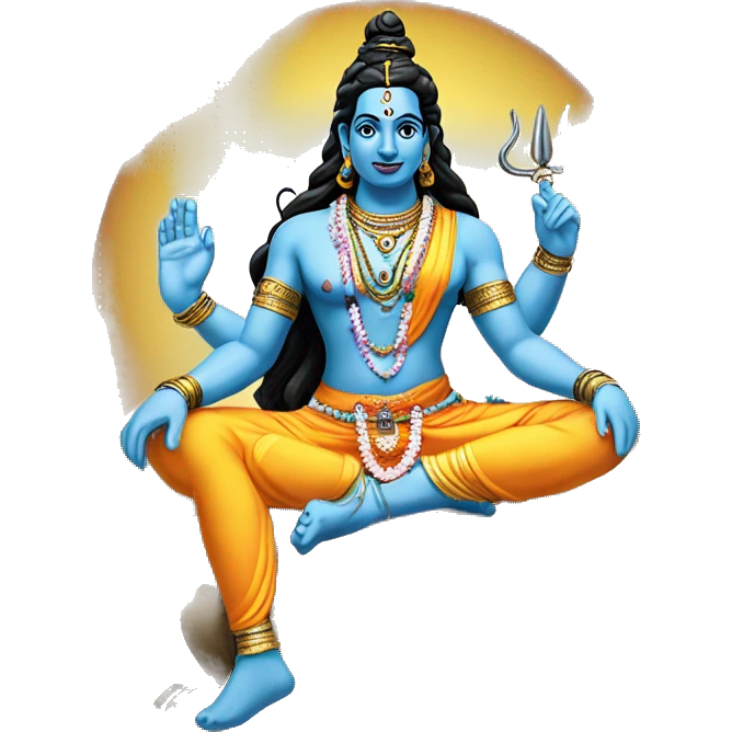 "Shiva parvati sitting in nandi" emoji
