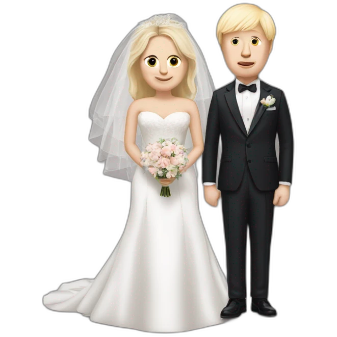 Louie smith and Boris Johnson get married emoji