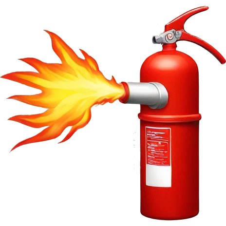 red fire extinguisher emoji