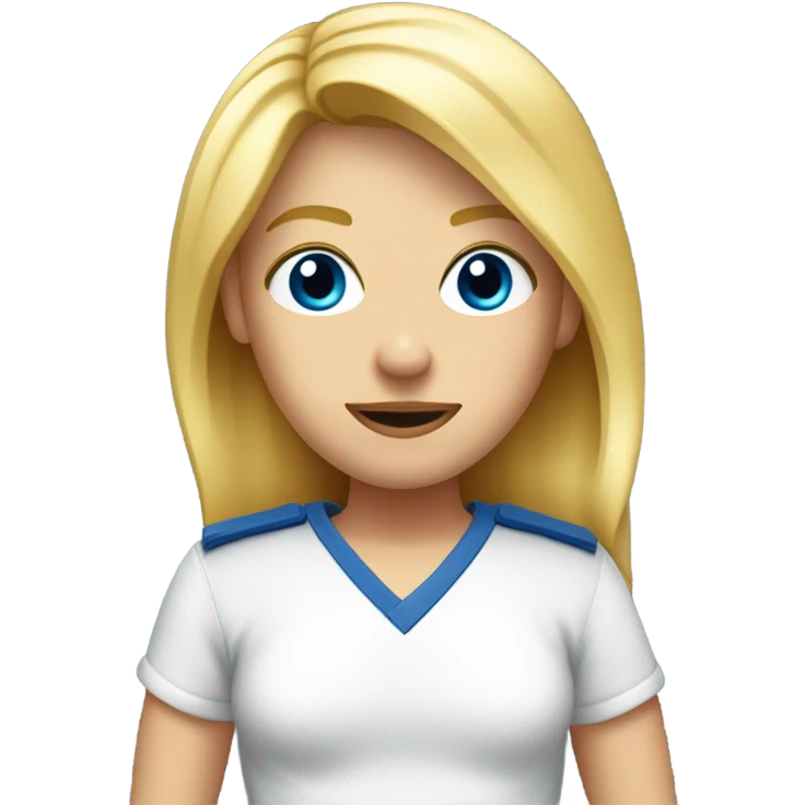 Prisonnier blond aux yeux bleus emoji