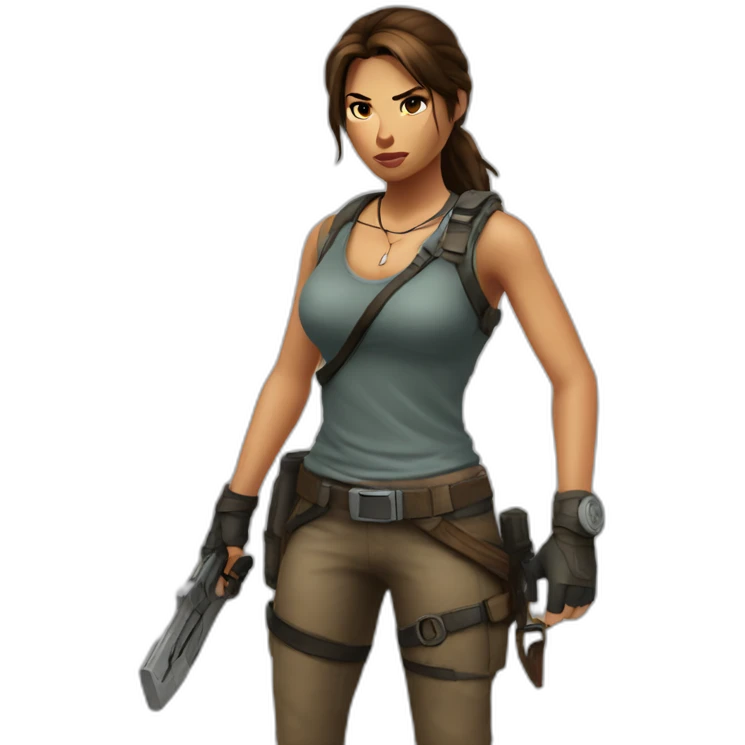 Lara croft emoji