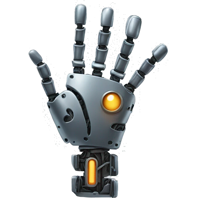 robot hand emoji