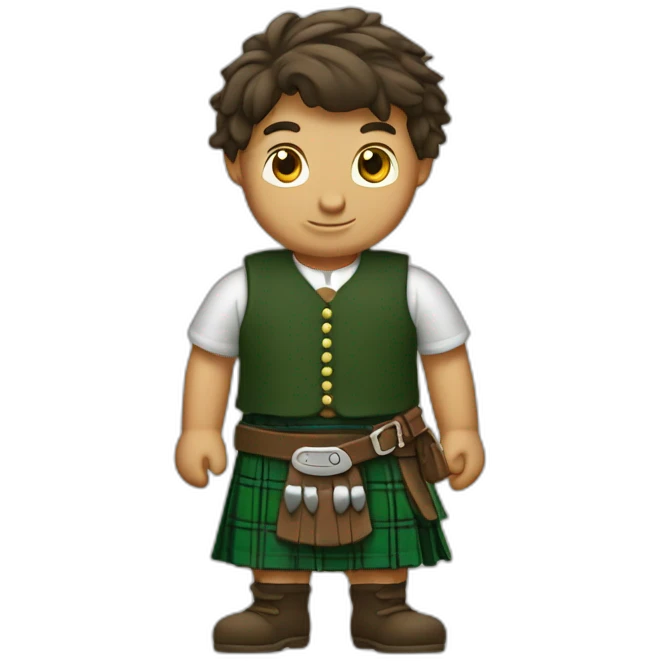 kilt écossais emoji