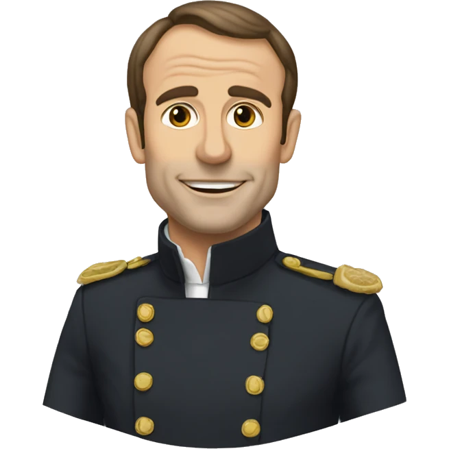 Macron mange du taboulé  emoji