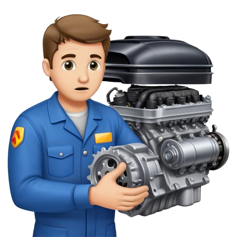 Confused mechanic  emoji