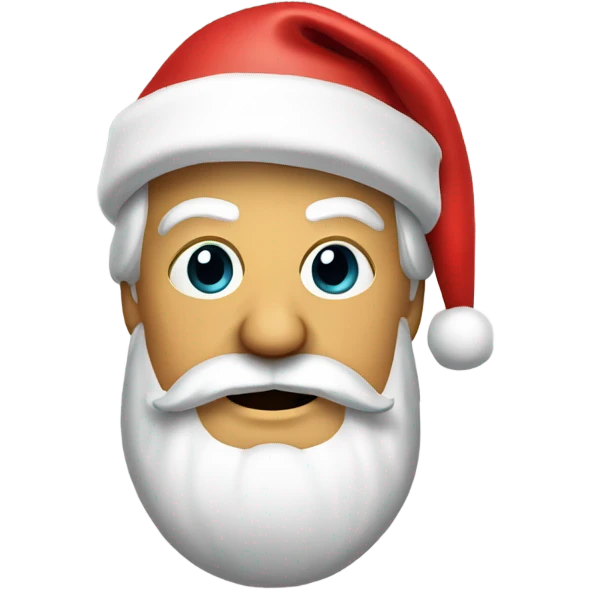 Trump with Santa hat emoji