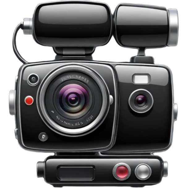 create a cinematic video  camera emoji emoji