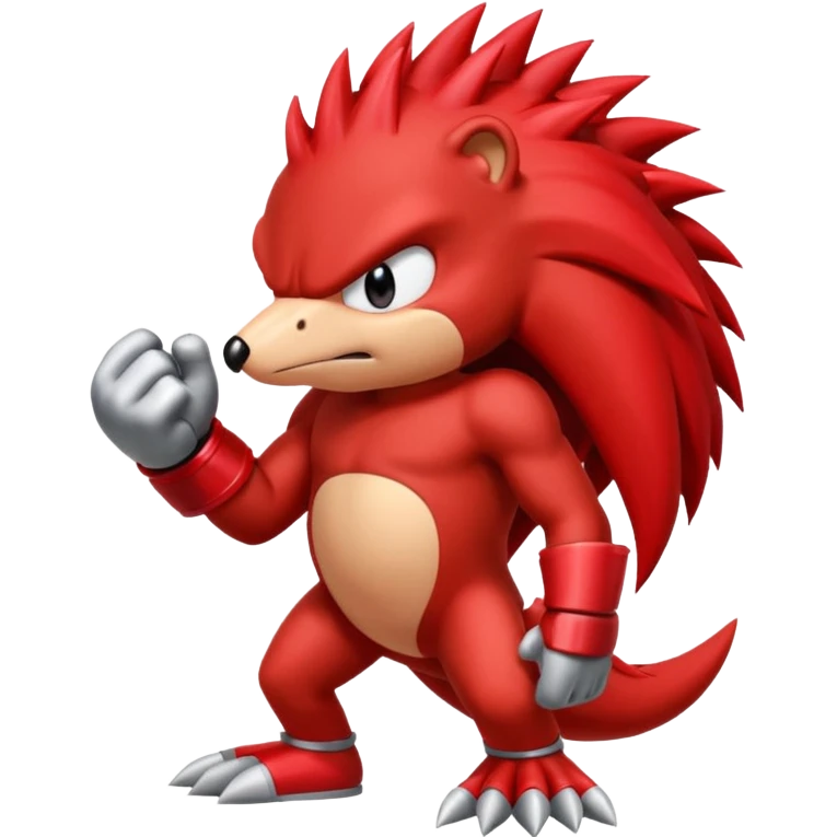 Sonic the hedgehogs friend knuckles emoji