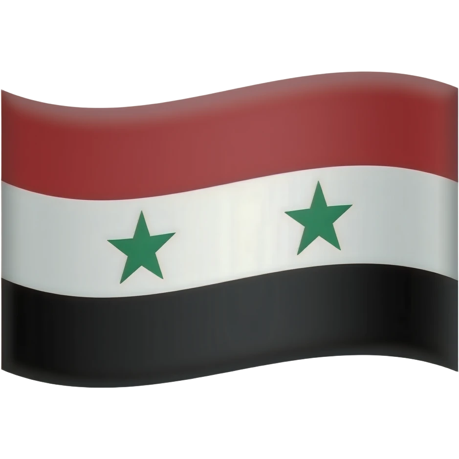Syria flag 1970 emoji