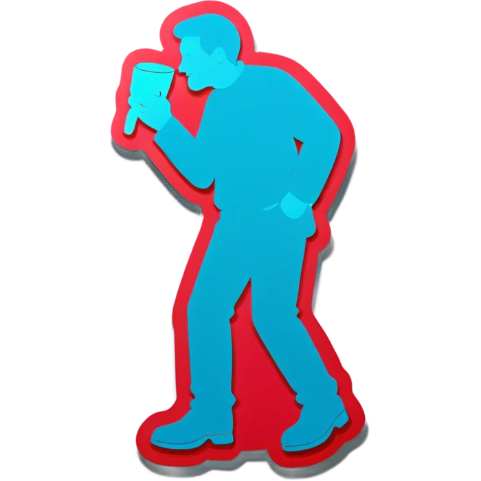 Man peeing his pants emoji