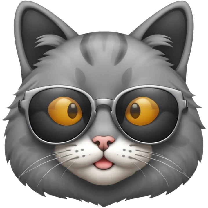 Cat wearing sunglasses emoji