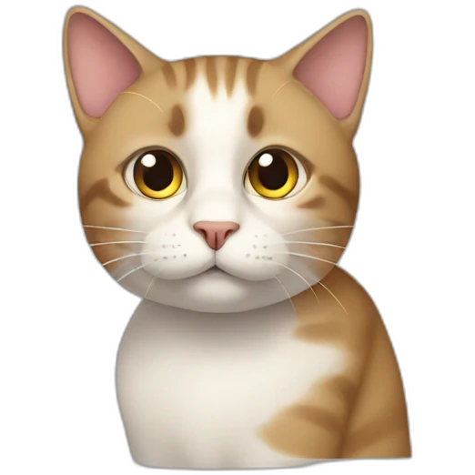 Cat thinking emoji