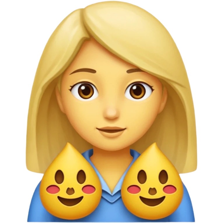 Девушка с обнаженной маленькой грудью emoji