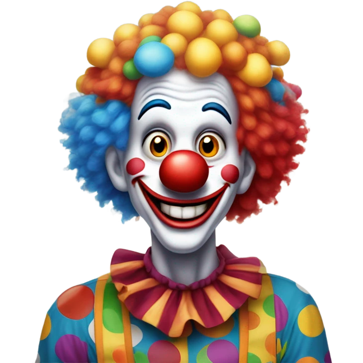 Goofy ah clown emoji