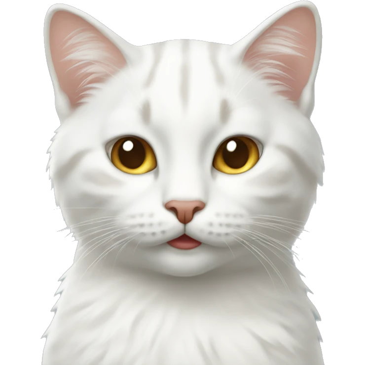 gatto bianco  emoji