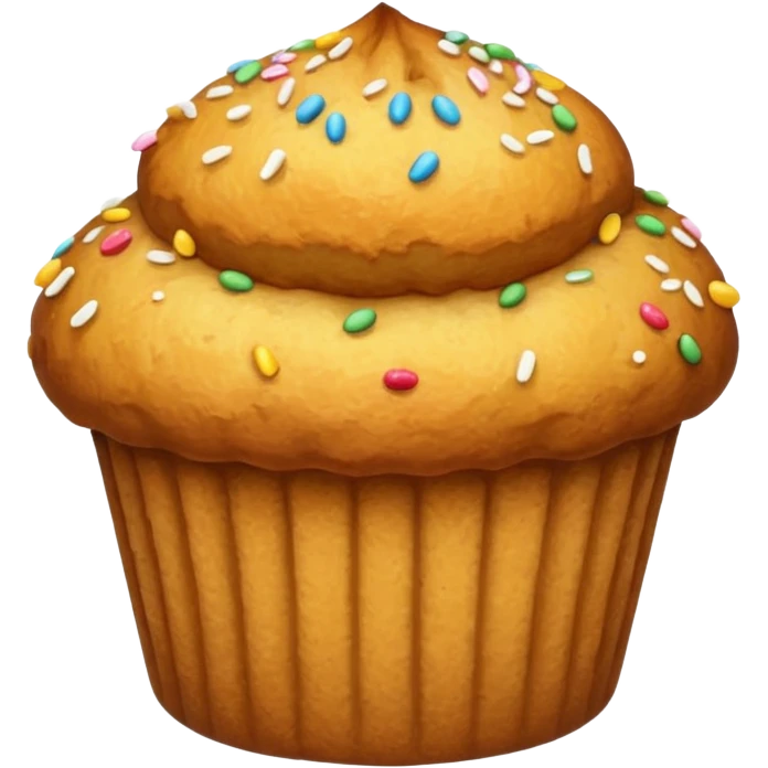 gold muffin emoji
