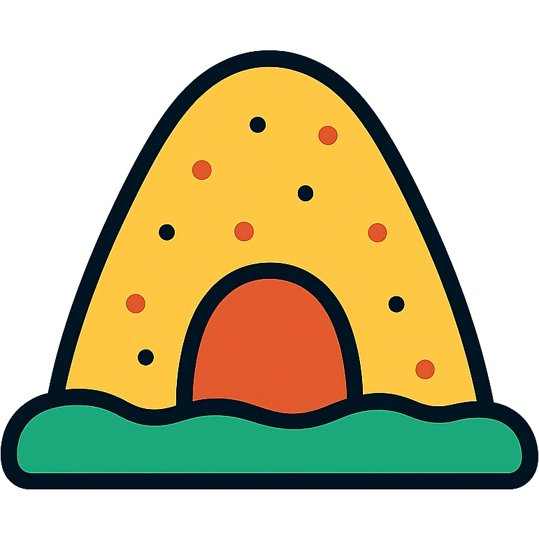 ant hill, colorful outlined icon emoji