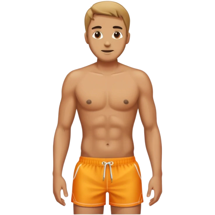 Man in swimming shorts  emoji