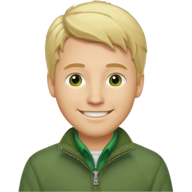 james silent hill a man with blonde hair and green jacket emoji