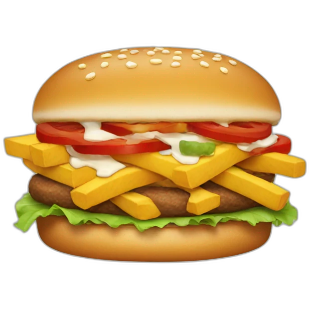 Fast food restaurant emoji