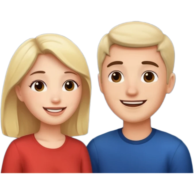 couple talking with night sky  emoji