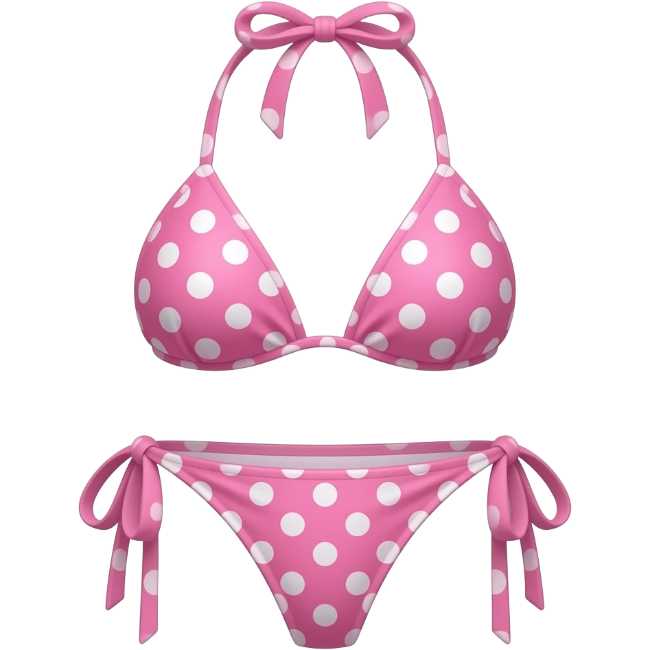 Pink set Bikini emoji