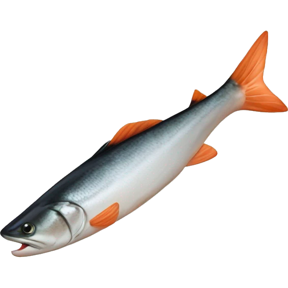 Une tranche de saumon qui sourit  emoji