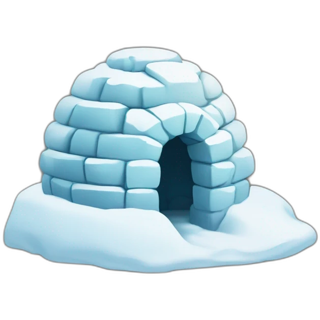 igloo upward trend sign emoji