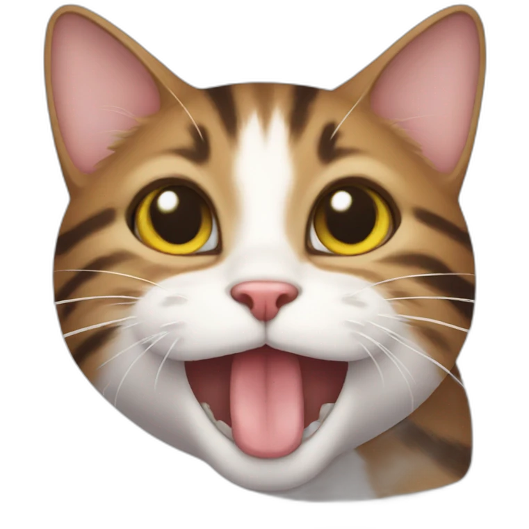 cat lick cat emoji