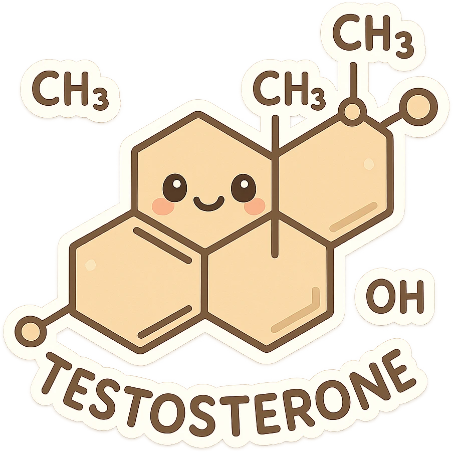 testosterone hormone emoji
