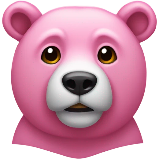 oso rosado  emoji