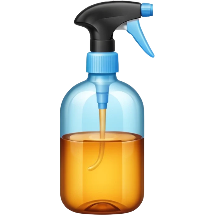 Sanitizer amber spray bottle emoji