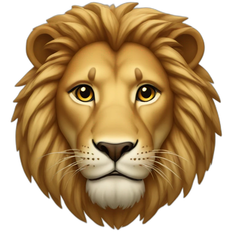 Lion's head emoji