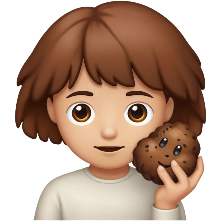 Me with a poo in my hand  emoji