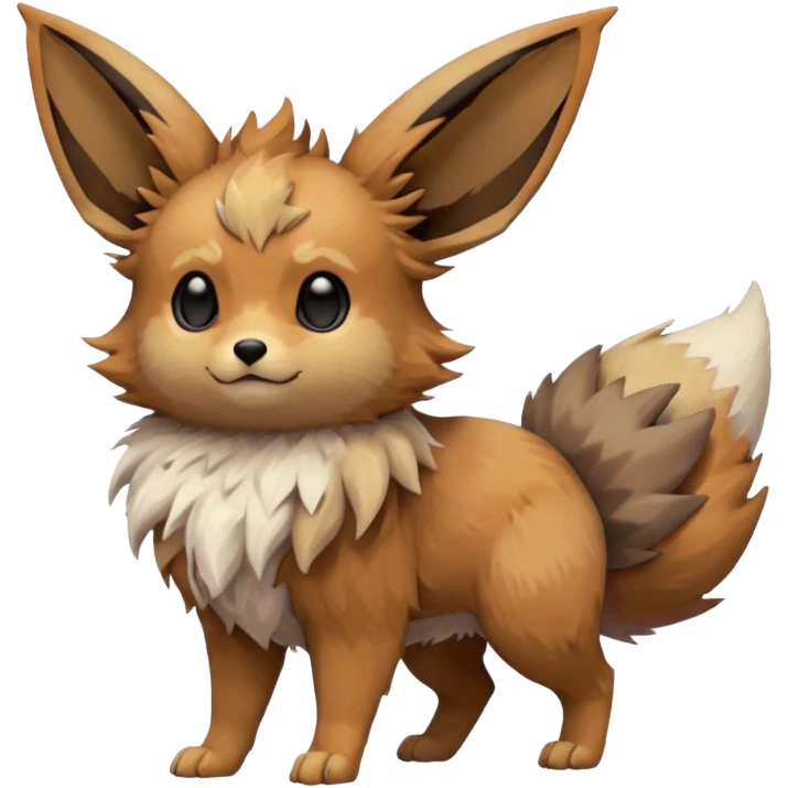 Trico-Eevee-Fakémon-creature-fusion (full body) emoji