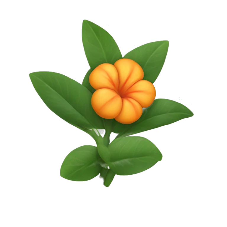 Flor de tangerina  emoji