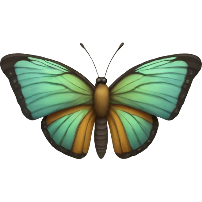 butterfly with king emoji