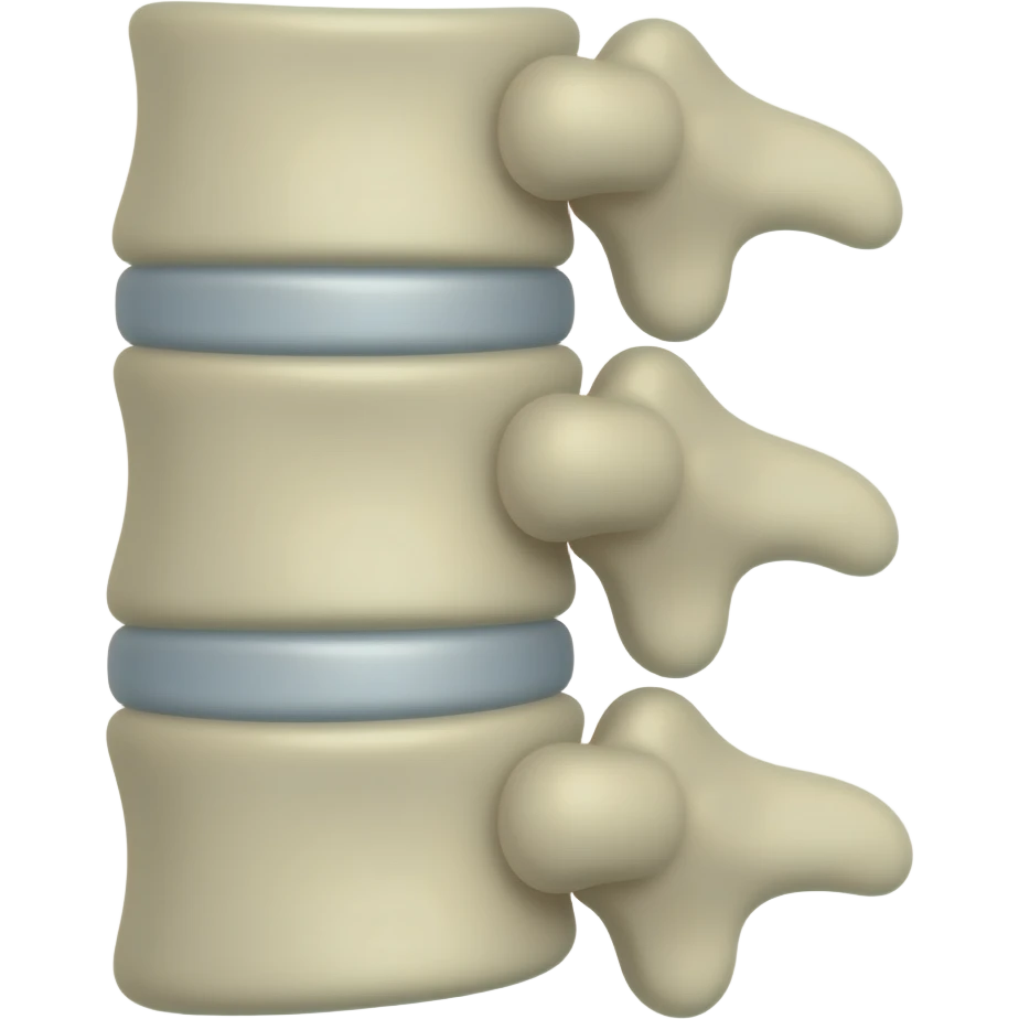 Lateral view of the spine emoji