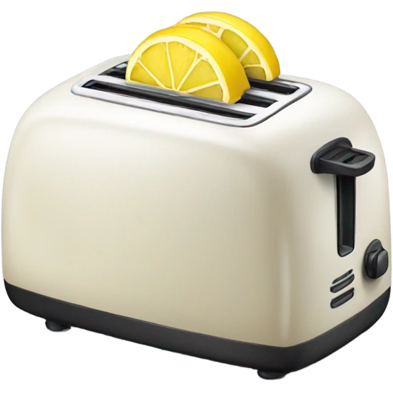 Lemon toaster  emoji