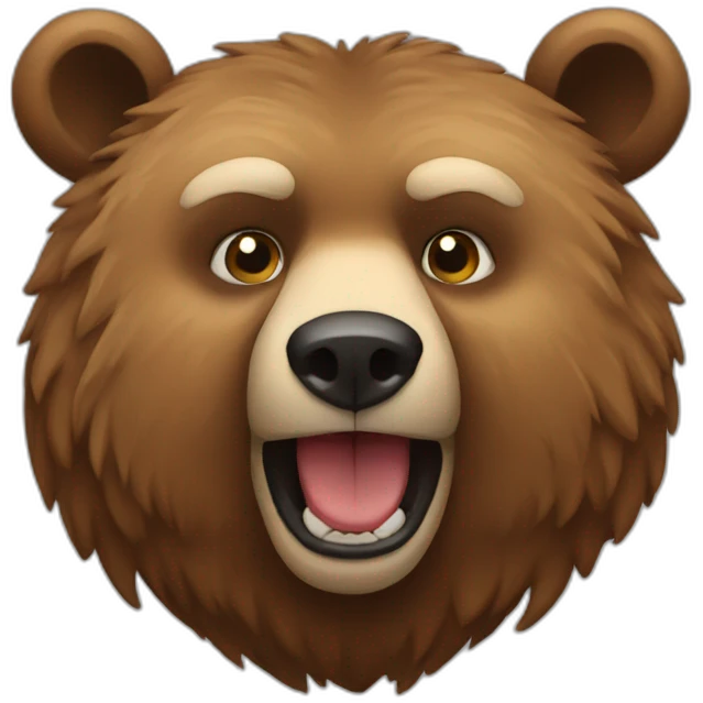 Bear sport emoji