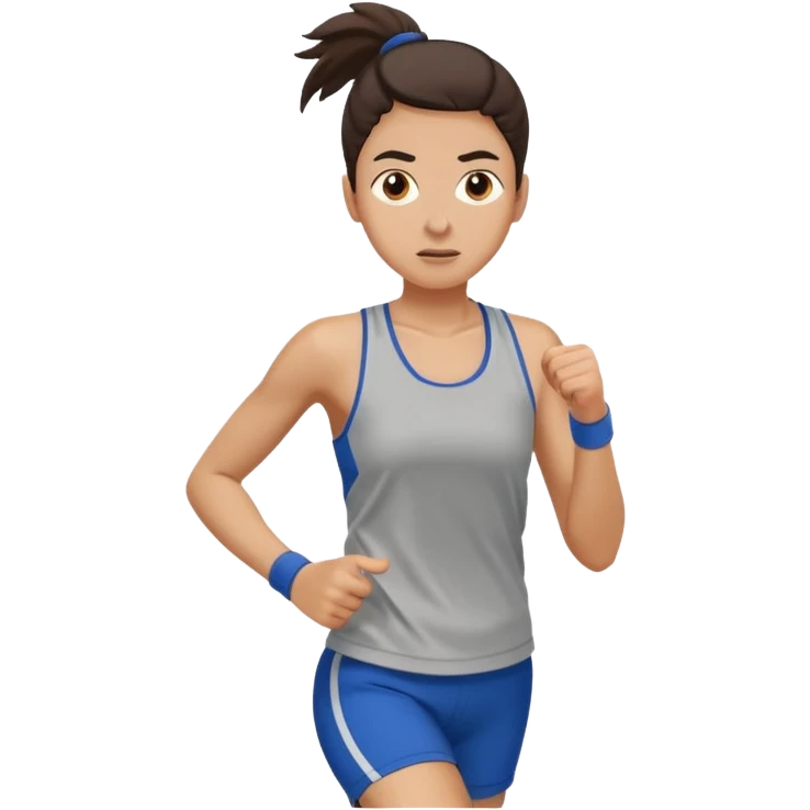 jogger running alone emoji