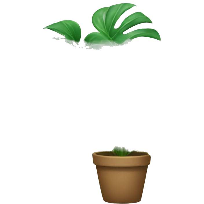 monstera plant emoji